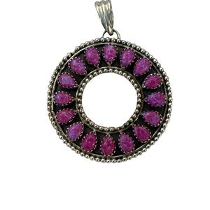 Pink Fire Opal Gemstone Pendant